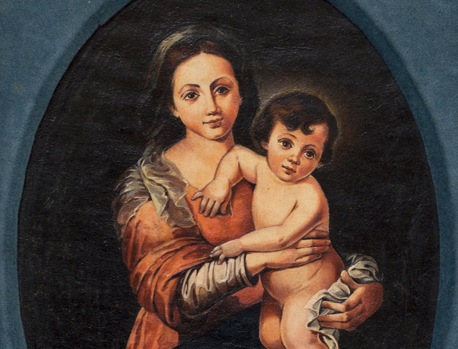 Madonna e menino (pormenor)