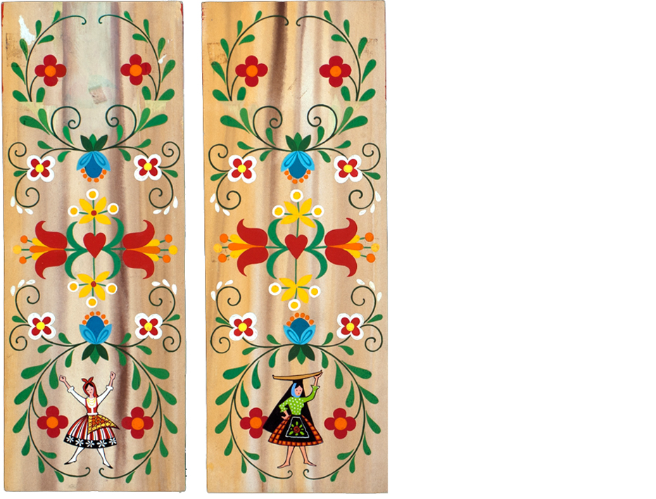 Maqueta (original) para trabalho publicit�rio. Pintura a guache