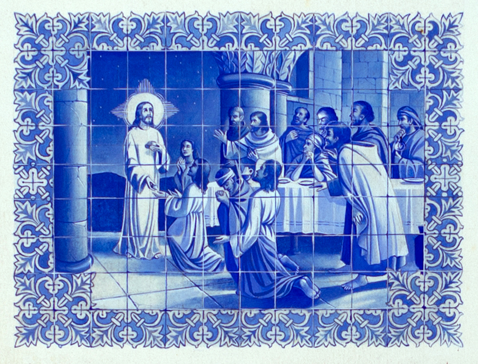 Maqueta de capa para alb�m de Primeira Comunh�o (pormenor)