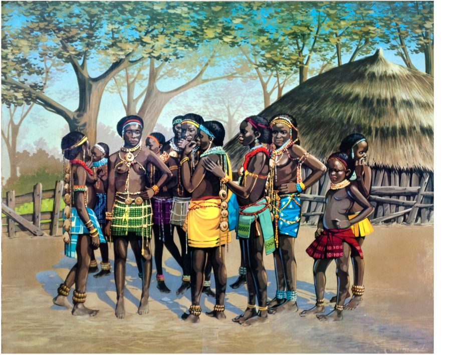 Maqueta (original) para trabalho publicit�rio. Pintura a guache