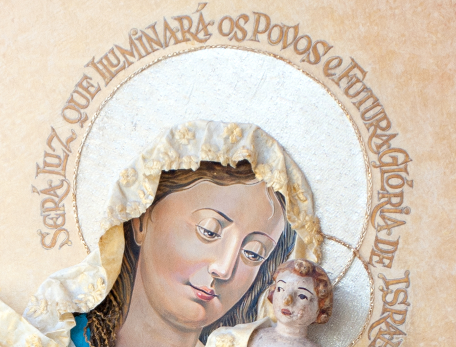 Nossa Senhora e Menino (pormenor)