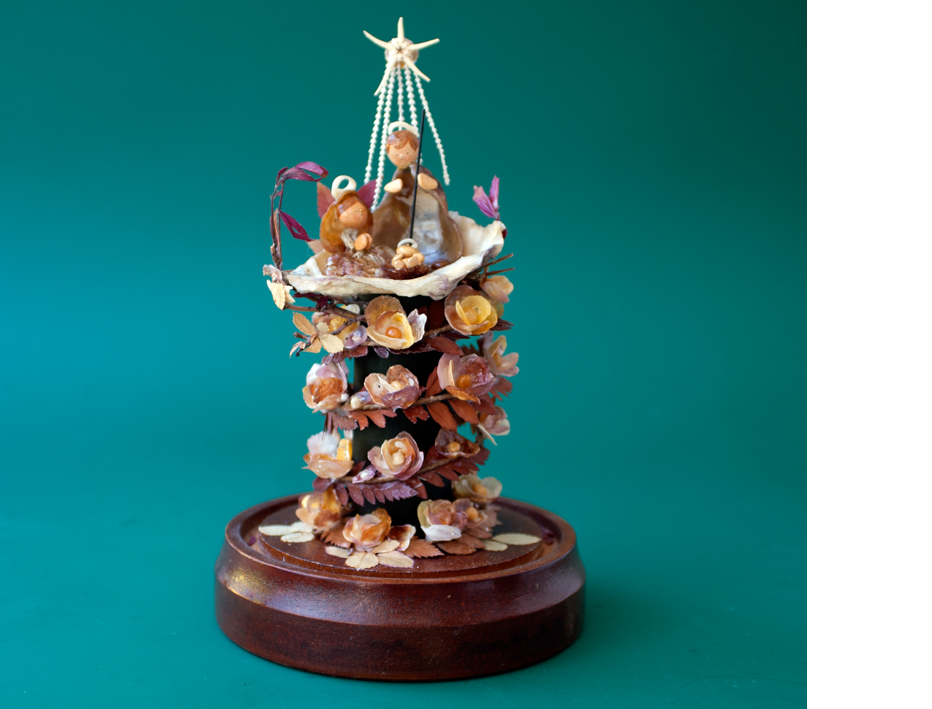 Pres�pio. Conchas, godos e estrela-do-mar