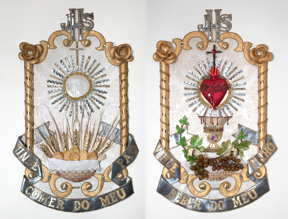 Alegorias Eucar�sticas. Arte aplicada (Igreja Matriz da P�voa de Varzim)